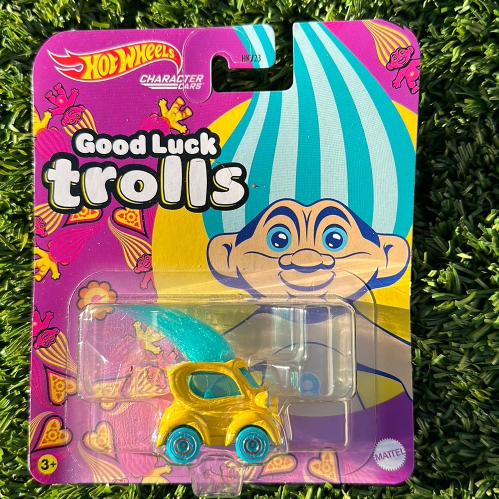 Hot Wheels Good Luck Trolls Figural Vehicle